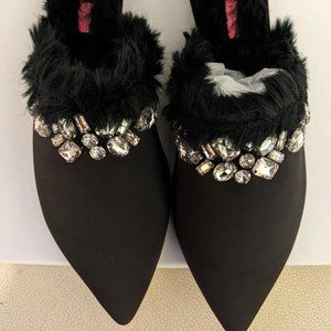 Isaac Mizrahi Embellished Mule